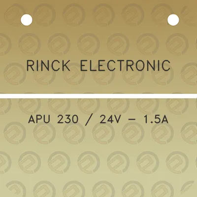 rinck-electronic-apu-230-24v-15a