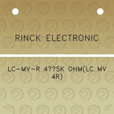 rinck-electronic-lc-mv-r-45k-ohmlc-mv-4r