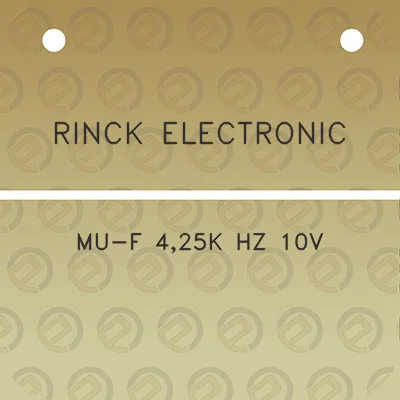 rinck-electronic-mu-f-425k-hz-10v