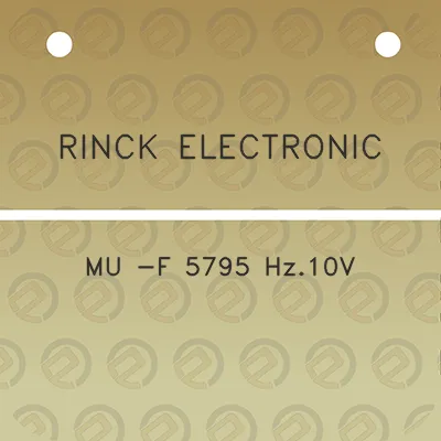 rinck-electronic-mu-f-5795-hz10v