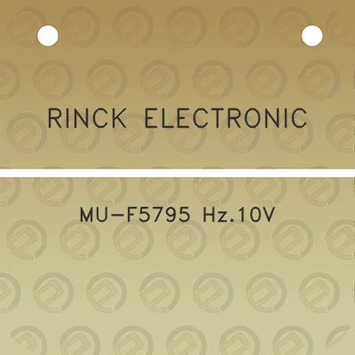 rinck-electronic-mu-f5795-hz10v