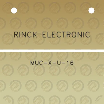 rinck-electronic-muc-x-u-16