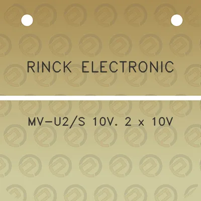 rinck-electronic-mv-u2s-10v-2-x-10v