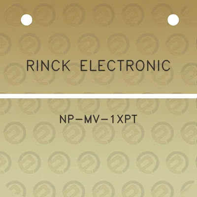 rinck-electronic-np-mv-1xpt