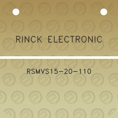 rinck-electronic-rsmvs15-20-110