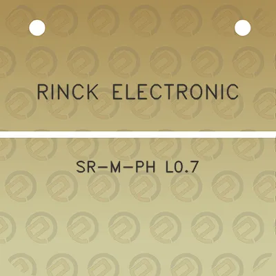 rinck-electronic-sr-m-ph-l07