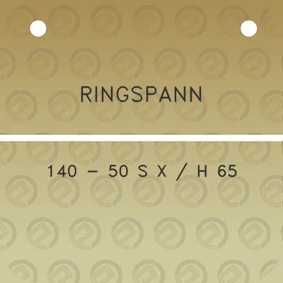 ringspann-140-50-s-x-h-65