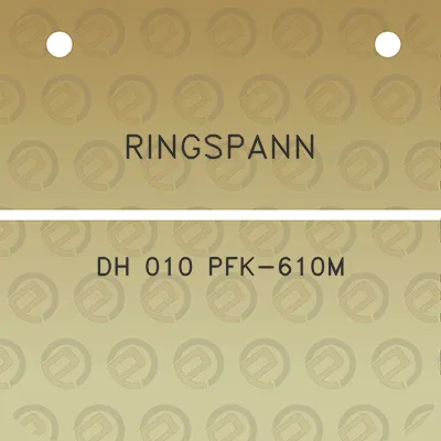 ringspann-dh-010-pfk-610m