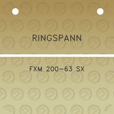 ringspann-fxm-200-63-sx