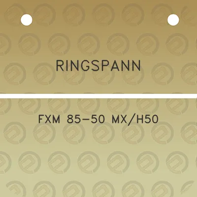 ringspann-fxm-85-50-mxh50