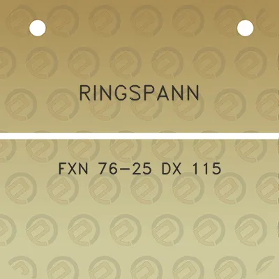 ringspann-fxn-76-25-dx-115