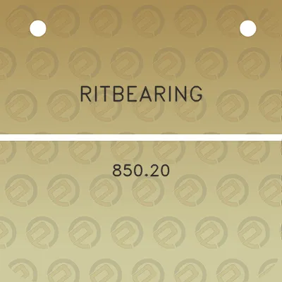 ritbearing-85020