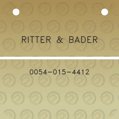 ritter-bader-0054-015-4412