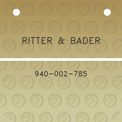 ritter-bader-940-002-785