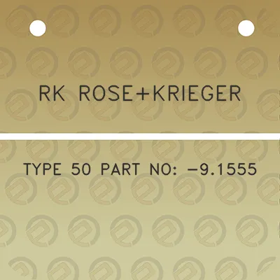 rk-rosekrieger-type-50-part-no-91555