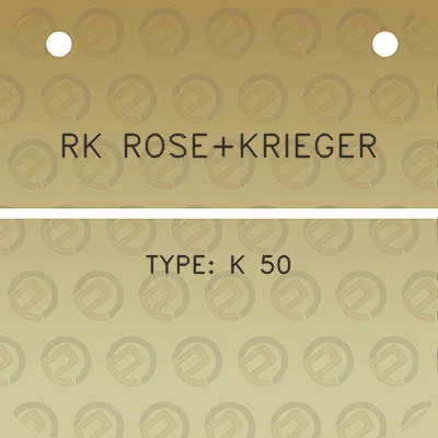 rk-rosekrieger-type-k-50