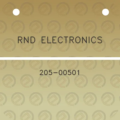 rnd-electronics-205-00501