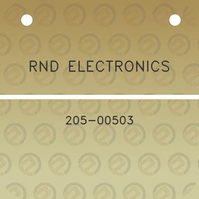 rnd-electronics-205-00503