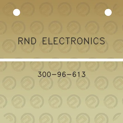 rnd-electronics-300-96-613