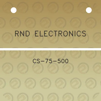 rnd-electronics-cs-75-500