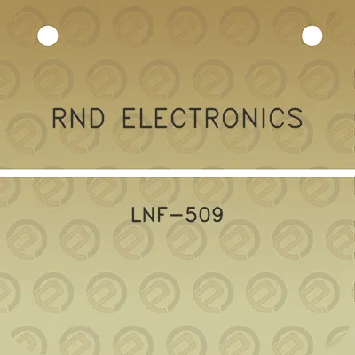 rnd-electronics-lnf-509