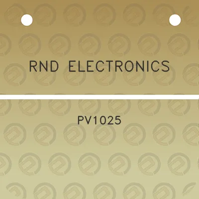 rnd-electronics-pv1025