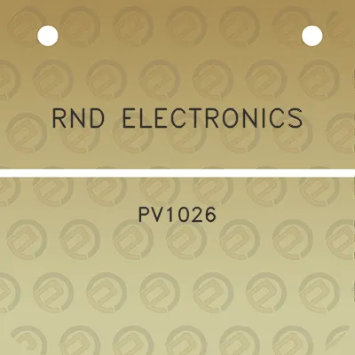 rnd-electronics-pv1026