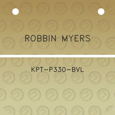 robbin-myers-kpt-p330-bvl