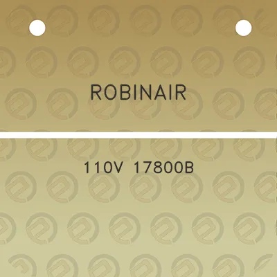 robinair-110v-17800b