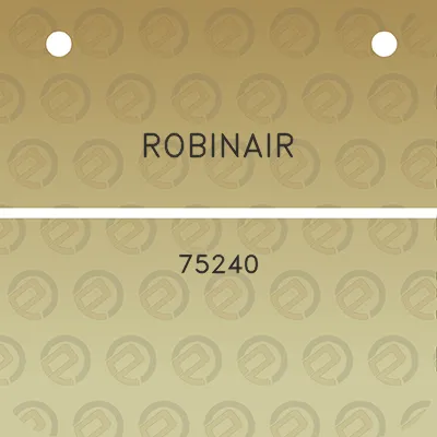 robinair-75240