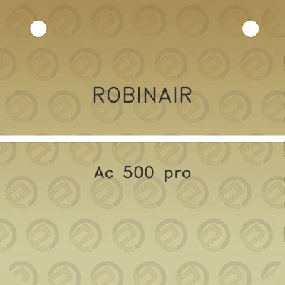 robinair-ac-500-pro