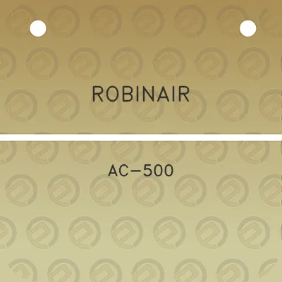 robinair-ac-500