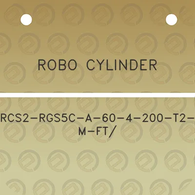 robo-cylinder-rcs2-rgs5c-a-60-4-200-t2-m-ft