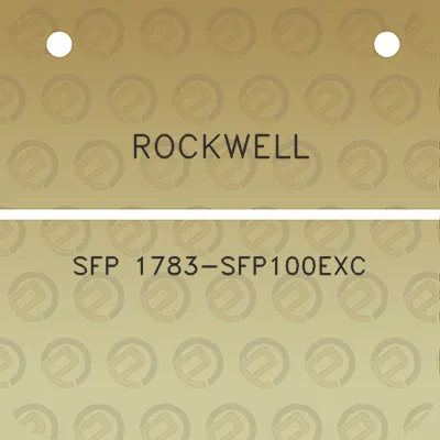 rockwell-sfp-1783-sfp100exc