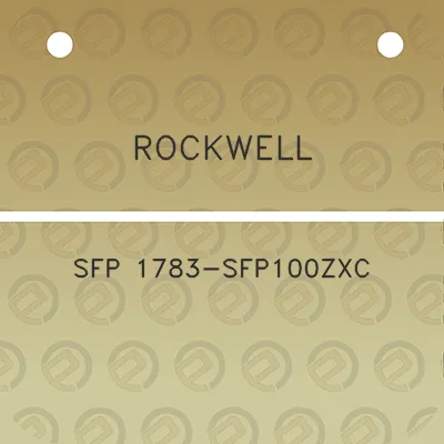 rockwell-sfp-1783-sfp100zxc