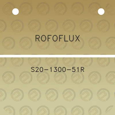 rofoflux-s20-1300-51r