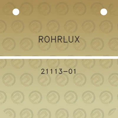 rohrlux-21113-01