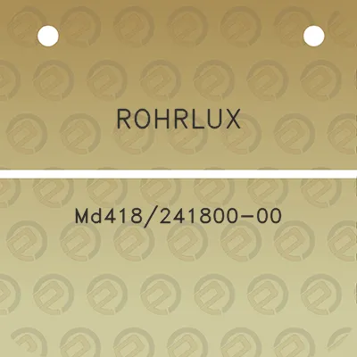 rohrlux-md418241800-00