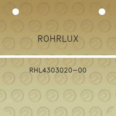 rohrlux-rhl4303020-00