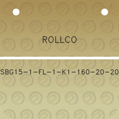 rollco-sbg15-1-fl-1-k1-160-20-20