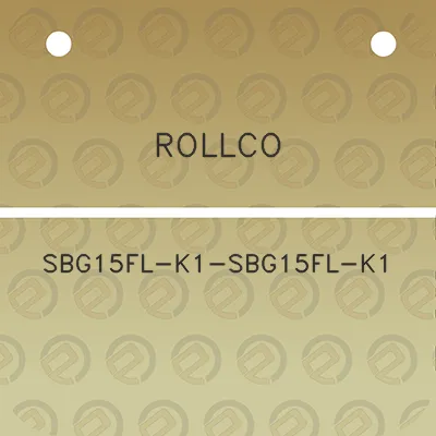 rollco-sbg15fl-k1-sbg15fl-k1