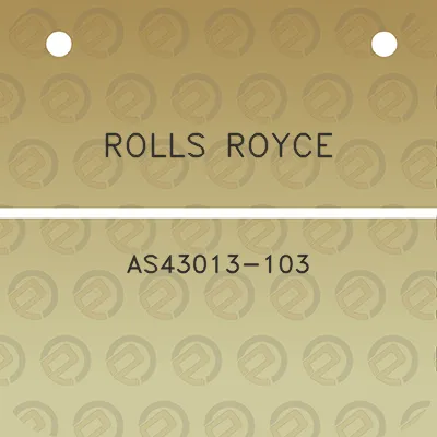 rolls-royce-as43013-103