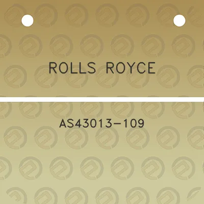 rolls-royce-as43013-109