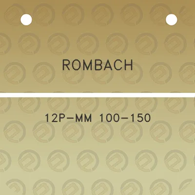 rombach-12p-mm-100-150