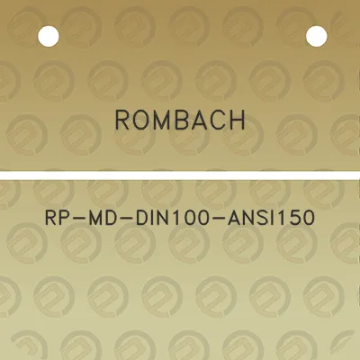 rombach-rp-md-din100-ansi150