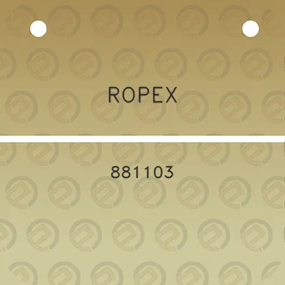 ropex-881103