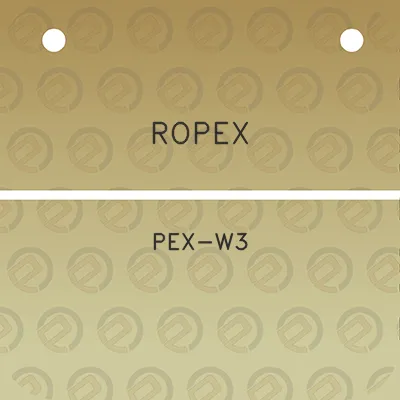 ropex-pex-w3