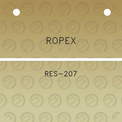 ropex-res-207