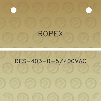 ropex-res-403-0-5400vac