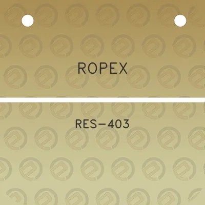 ropex-res-403